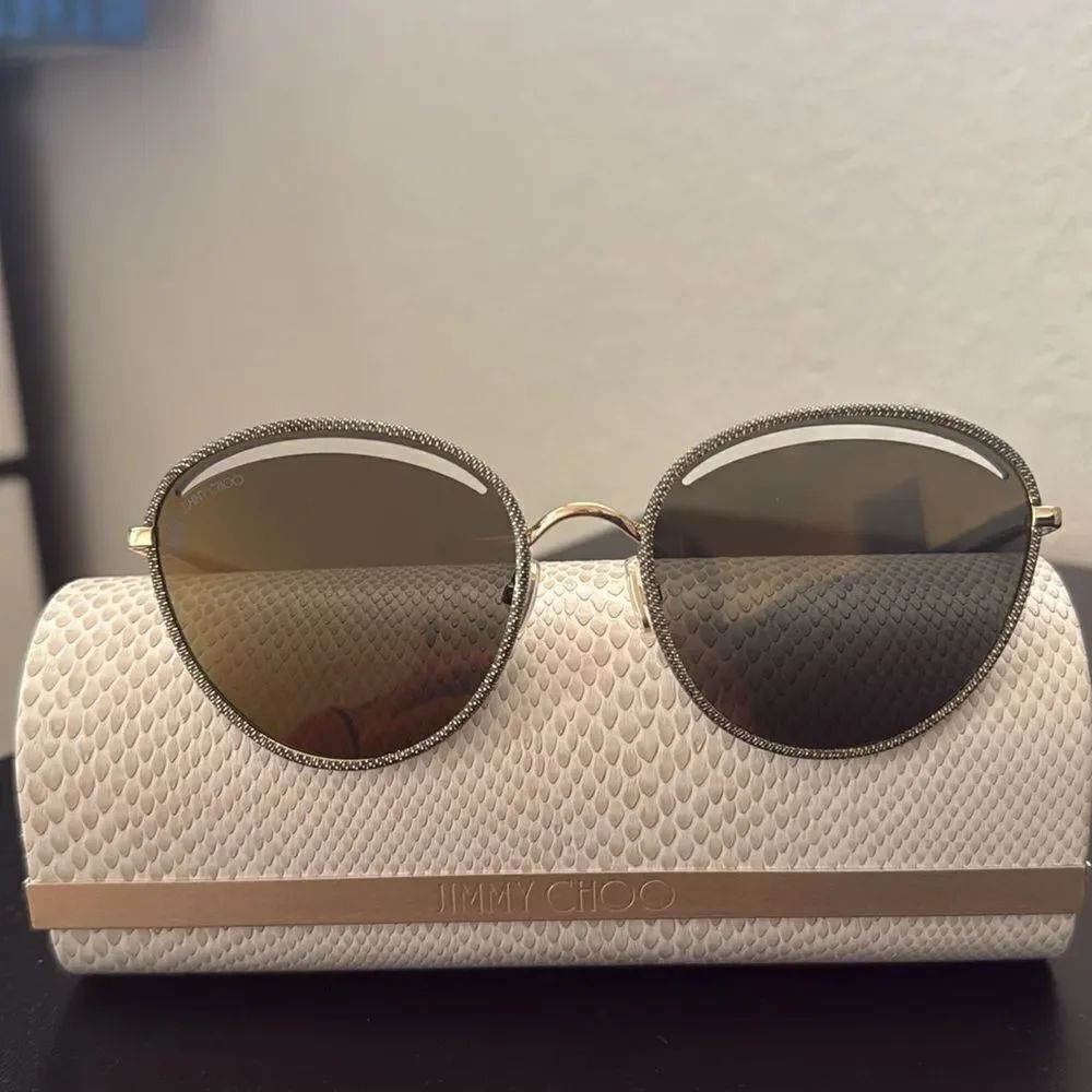 Jimmy Choo Gold sunglasses - Picture 5 of 7